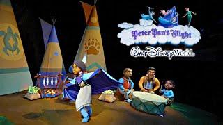 Peter Pan's Flight with New Native American Scene Low Light 4K POV Walt Disney World 2024 09 24