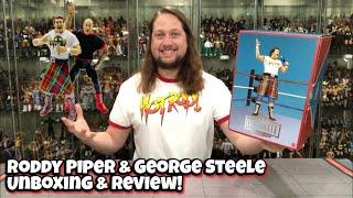 Roddy Piper & George Steele Coliseum Collection Ultimate Unboxing & Review!