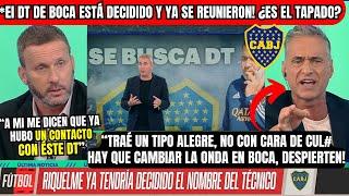 El DT de BOCA Está DECIDIDO y YA SE REUNIERON!¿Será Éste El "TAPADO"? MEDINA LESIONADO🟡