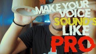 MAKE YOUR VOICE SOUND'S LIKE A PRO "Editing Tutorial"