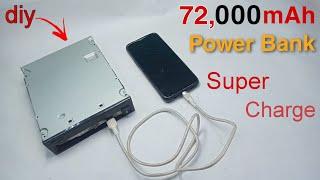  Super Fast Charging Power Bank  DIY 72,000mAh | 18650 Battery | Homemade Power Bank