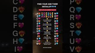 Find Your And Their Initials - Initials Signs #crush #foryou #initials #love #sign #tiktok