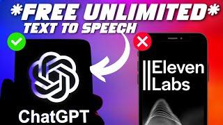 ChatGPT's SECRET Text To Speech is FREE & UNLIMITED