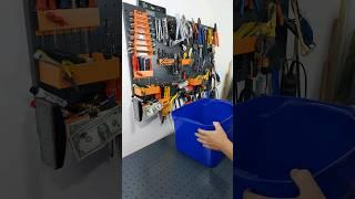 DIY TOOL STORAGE FOR WORKSHOP - HOW I DOUBLED THE WALL RACK TOOLS #diy #howto #tools #façavocêmesmo