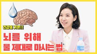 뇌를 위해 물 제대로 마시는 법 | 신경과 전문의 브레인푸드