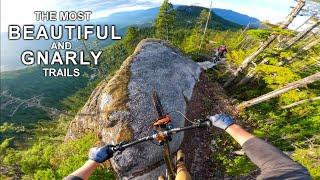 The Most Beautifully Gnarly Place I've Ridden My Bike | Mountain Biking Squamish BC