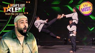 इस Group का Karate Stunt देखकर Badshah हुआ Shocked | India's Got Talent Season 10 | Badshah Ka Swag