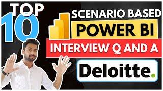 #deloitte TOP 10 Scenario Based POWER BI Interview Q And A