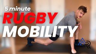 Rugby 5 Minute Morning Mobility - Follow Along! [ Axe Rugby ]