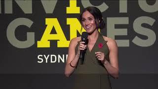 Duke & Duchess Of Sussex Speak At Invictus Games Sydney Closing Ceremony 2018