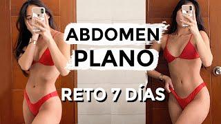 EJERCICIOS PARA ABDOMEN Y CINTURA! Rutina Para Abdomen Plano & Cintura Pequeña! *RETO 7 DÍAS*