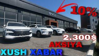 Xushxabar BYD salonda narxlar quladi BYD narxlari 2024