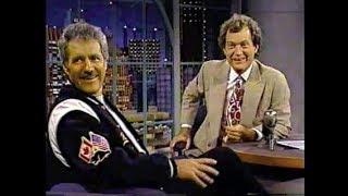 Alex Trebek on Letterman, 1990–95