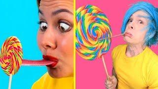 Trying FUNNY DIY PRANKS ON FRIENDS - Easy and Simple Pranks for Girls by 123 GO!
