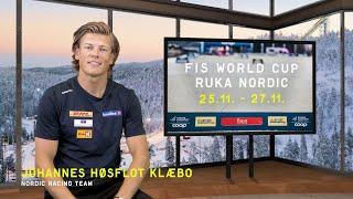 Fischer Nordic I Ruka World Cup Stage Intro Johannes Hoesflot Klaebo