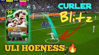 Uli Hoeness Blitz Curler Epic Card Review - look's like  CURL 99 / THE Best AMF CARD  #efootball