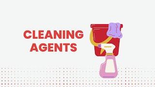 Cleaning agents used in Housekeeping