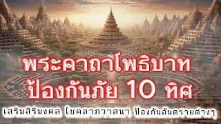 พระคาถาโพธบาท ปองกนภย 10 ทศ ไพเราะมาก สวดทกวน เจรญสต เสรมสรมงคล คมครองปองกนภย