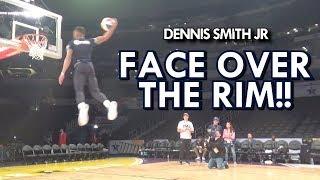 DENNIS SMITH JR INSANE DUNK CONTEST PRACTICE - UNSEEN FOOTAGE