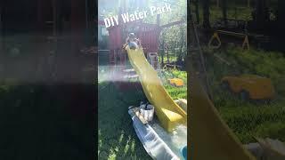 Beat the heat. DIY water slide