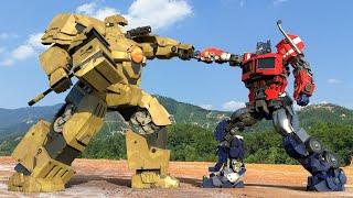 Optimus Prime vs Jaguar Robot Final Battle -Transformers Rise Of The Beats | Paramount Pictures [HD]