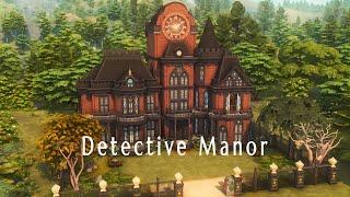 The Sims4 Stop Motion Build |  Detective Manor (NOCC)