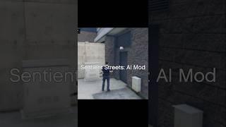 The brandnew sentient street: ai mod for GTA V #gta #shorts