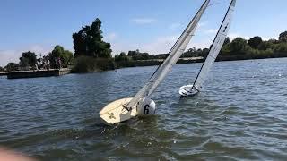 Wheeler sailing (2M RC sailboat)