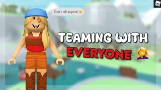 Trying to TEAM UP with EVERYONE in TRD… (Total roblox drama)