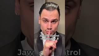 JAWLINE CONTROL TUTORIAL‍️#jawline #control #tutorial #mewing #shelove