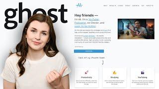 Ghost.org Ali Abdaal Theme - Home Page Customization!