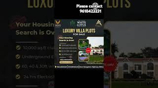 Open plots available in vasavi group shadnagar Balanagar #squareyardplots #vasavigroup #Whitelotus