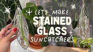 let's make stained glass suncatchers 