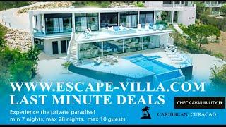 Escape Villa Curacao - Caribbean luxury villa for rent, private luxury ocean view estate for rent