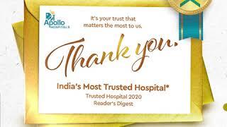 Thank You for making us India's Most Trusted Hospital | Apollo Hospitals