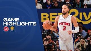 Full Game Highlights l Detroit Pistons vs Indiana Pacers