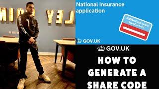 How To Apply National Insurance Number (NI)number?  What is Share Code? And much more! Have a look