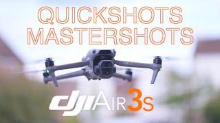DJI Air 3s Deep Dive: QUICKSHOTS & MASTERSHOTS