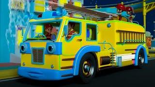 Halloween Wheels On The Firetruck + More Nursery Rhymes for Kids