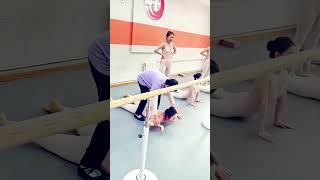 Pink Dancer’s Incredible Waist Flexibility |Strict Teacher Training in Action!  #flexibility #dance
