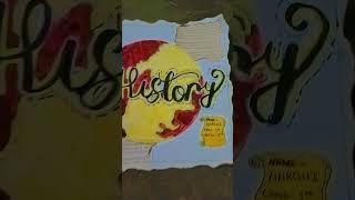 Ready for holiday homework,best page design Idea  #art #drawing #creativetutorial