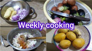 weekly cooking routine || daily routine || Zeb world