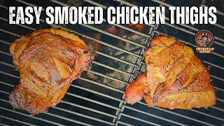 EASIEST Smoked Chicken Thighs Ever | Pit Barrel Cooker