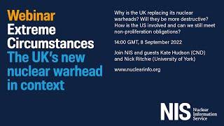 Webinar: Extreme Circumstances: The UK's new nuclear warhead in context