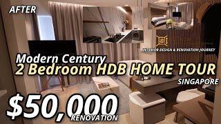 2 Room HDB BTO Renovation in Singapore | Modern Hotel Suite | M2 Decor