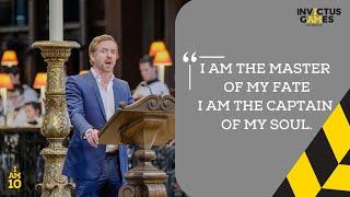 Damien Lewis Reads The Invictus Poem | 10 Year Anniversary Service | Invictus Games Foundation