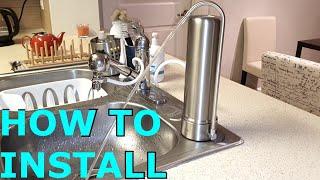 HOW TO INSTALL Waterdrop WD-CTF-01 Countertop Water Filter