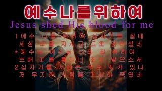 예수 나를 위하여 l Jesus shed His blood for me l 묵상기도 l 잠 자며 듣는 찬양 l 찬송가연주 l Prayer Music