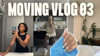 MOVING VLOG 03   | unpacking, why I moved, grocery shopping, cooking, & more  | Faceovermatter