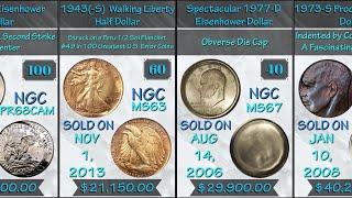 Top 100 Most Valuable US Error Coins in the world